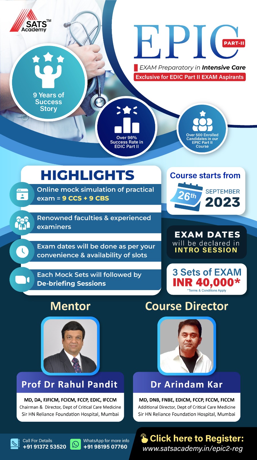 EDIC Exam Preparation Courses – SATS Academy